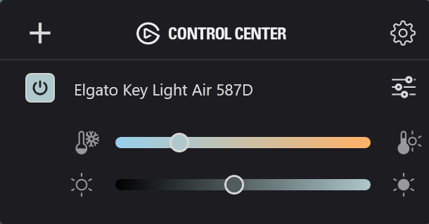 ElGato Key Light Air - App Windows