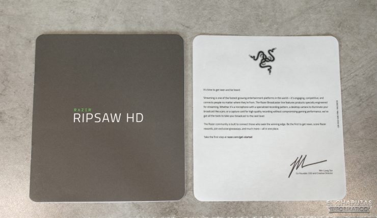 Razer Ripsaw HD - Documentazione