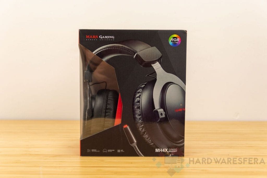 MarsGaming MH4X USB Headphones Front Box
