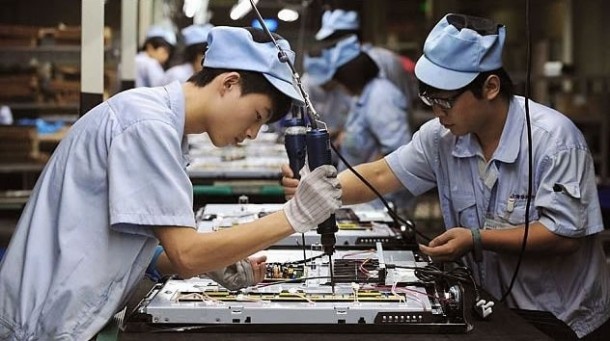 fabbrica dei dipendenti Samsung