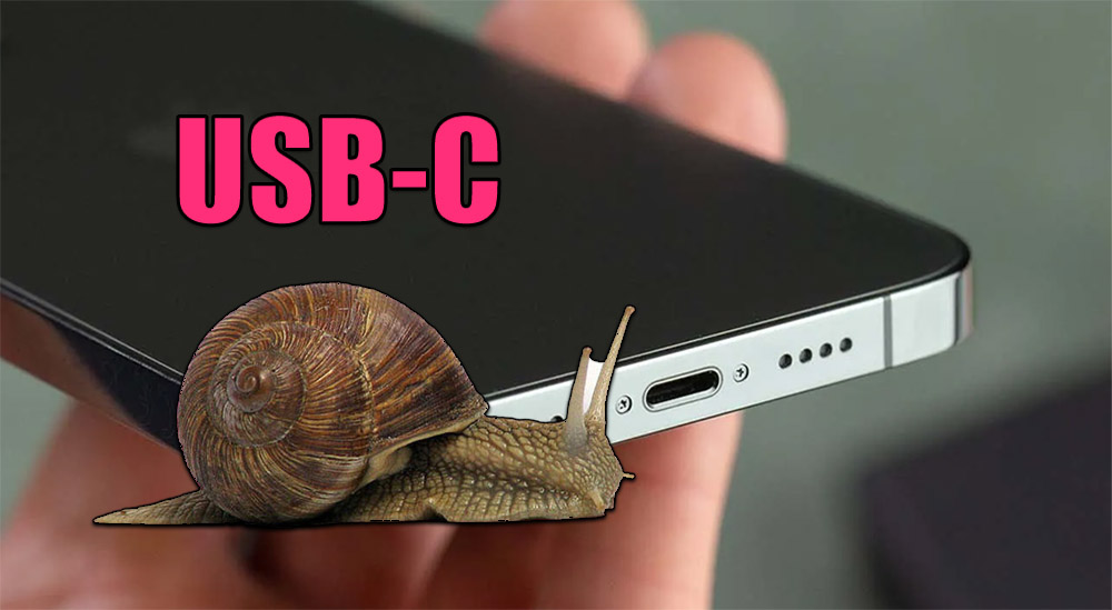 Velocità USB-C per iPhone 15 lenta