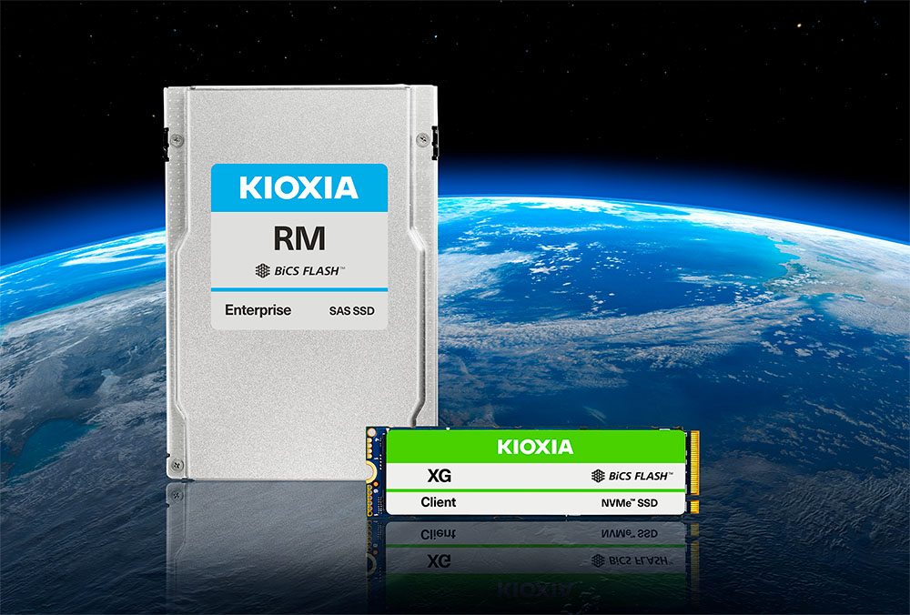 Kioxia SSD progettato per l'uso nello spazio